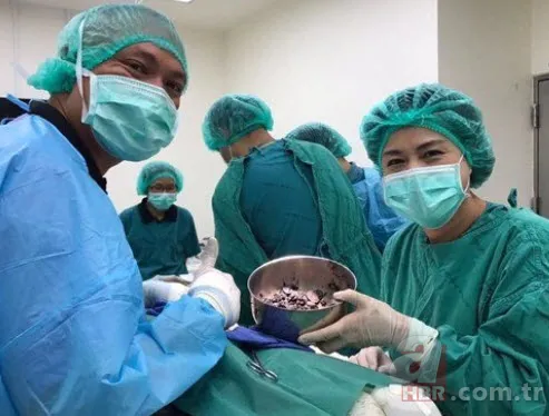 Karaya vuran balinanın karnından öyle bir şey çıktı ki... Akılalmaz olay 7