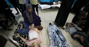 Gazze’de insanlık dışı katliam!