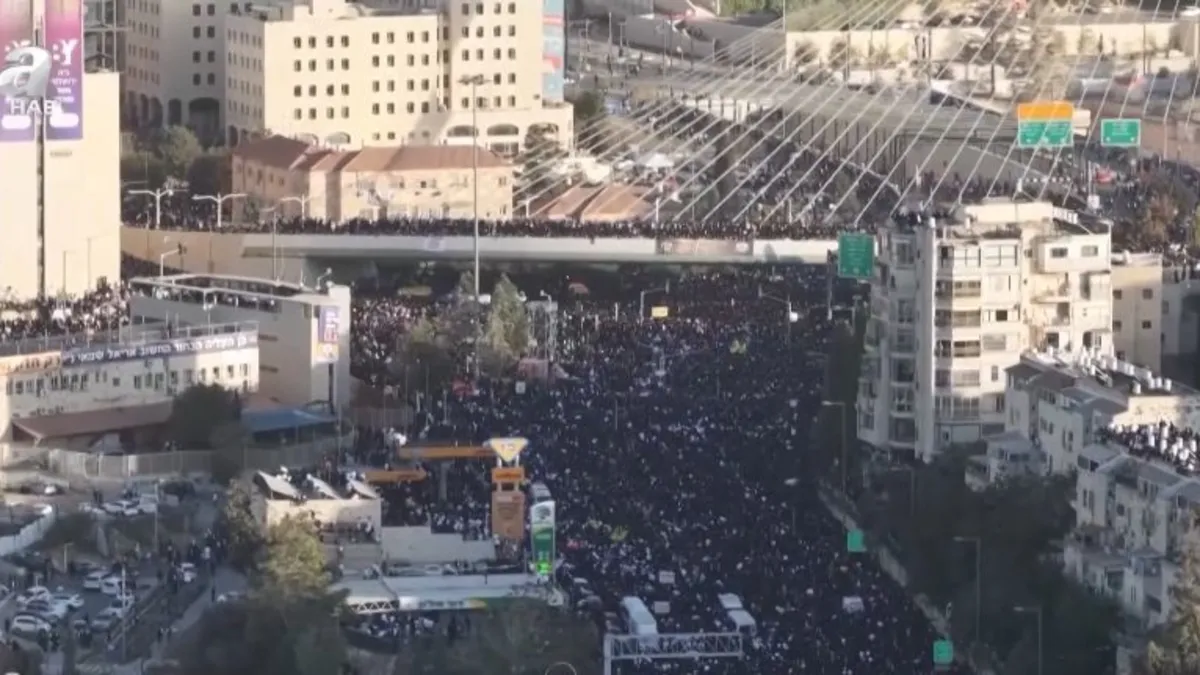 Ultra Ortadoks Yahudiler yine sokağa çıktı!