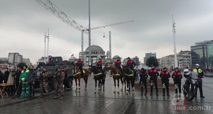 İstanbul’da yılbaşı tedbirleri! Atlı polisler ilk kez görev yapacak!