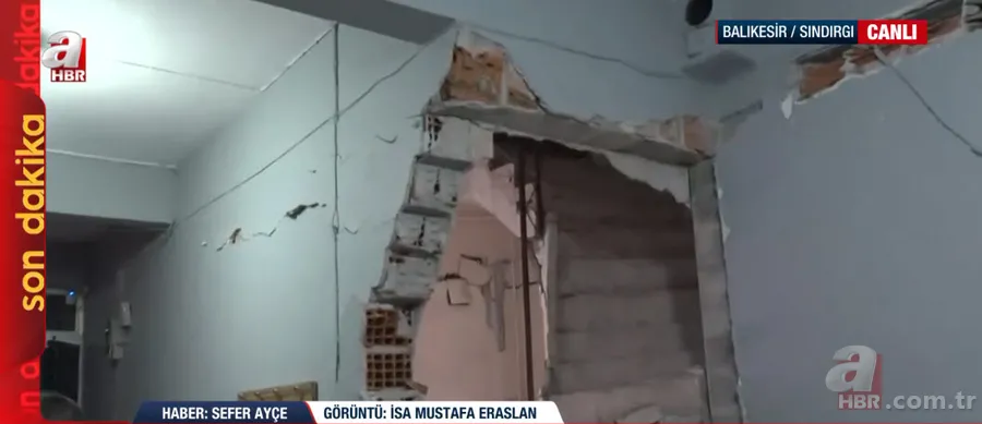 Balıkesir’de deprem! Hasarın boyutu gün ağarınca ortaya çıktı | A Haber görüntüledi 10