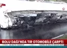Zift yüklü tanker devrildi!