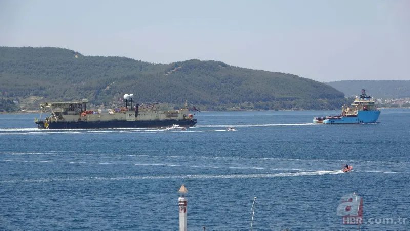 Karadeniz gazı için geldi! Castoro 10 Çanakkale Boğazı'ndan geçti 5