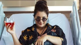 4. kez anne olan Atiye'den kızı İmany ile ilk kareler
