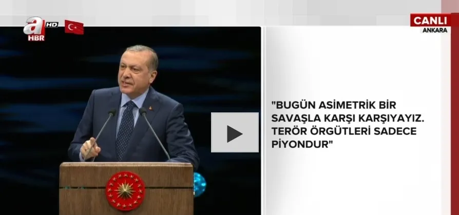 Erdoğan: Eğer durursak kendimizi bulacağımız yer Sevr şartlarıdır - 1