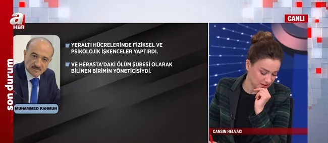 Yeraltı hücrelerinde işkence! (Ekran görüntüsü / A Haber)