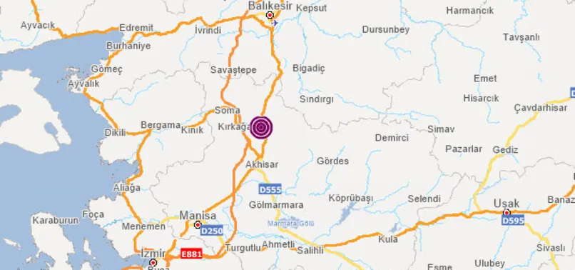 Son dakika: Manisa'da 4.1 büyüklüğünde deprem!