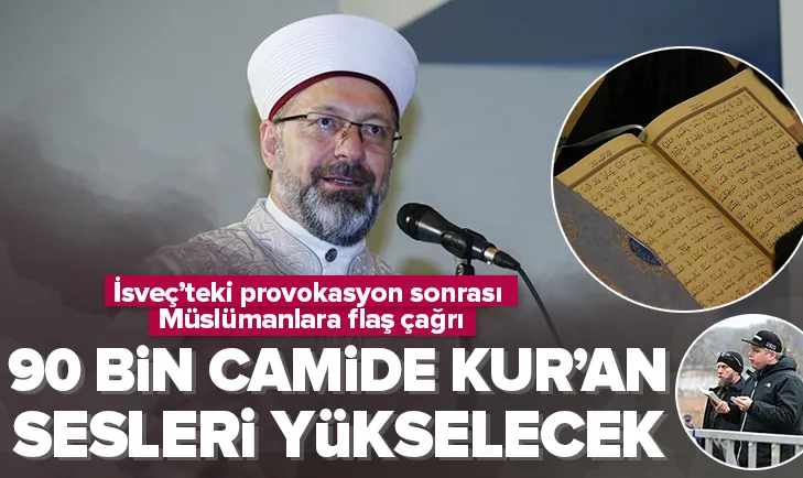 Diyanet İşleri Başkanından Kuran-ı Kerim çağrısı