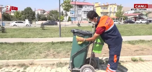 Sosyal medyaya damga vurdu! O temizlik görevlisi A Haber’de - 2