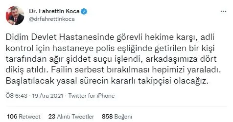 saglik-bakani-fahrettin-kocadan-aydinda-doktora-saldiran-magandayla-ilgili-aciklama-1639929118381.jpg Sağlık Bakanı Fahrettin Koca'dan Aydın'da doktora saldıran magandayla ilgili açıklama - 4
