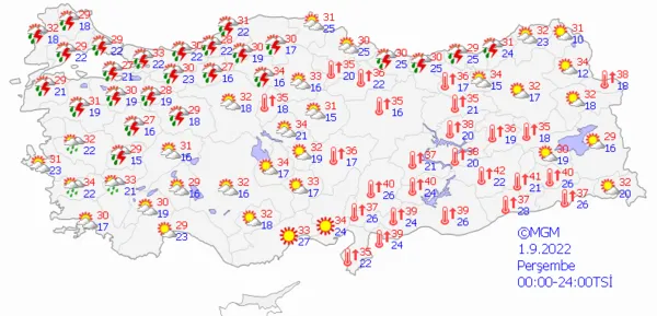 1661615495251.png Sağanak yağış tam gaz devam! Meteoroloji'den üst üste yeni uyarılar! Gün verildi... İstanbul Ankara İzmir hava durumu - 11