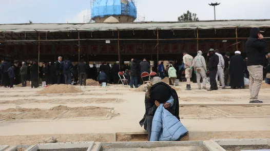 A Haber Tahran'daki Beheşti Zehra mezarlığında!
