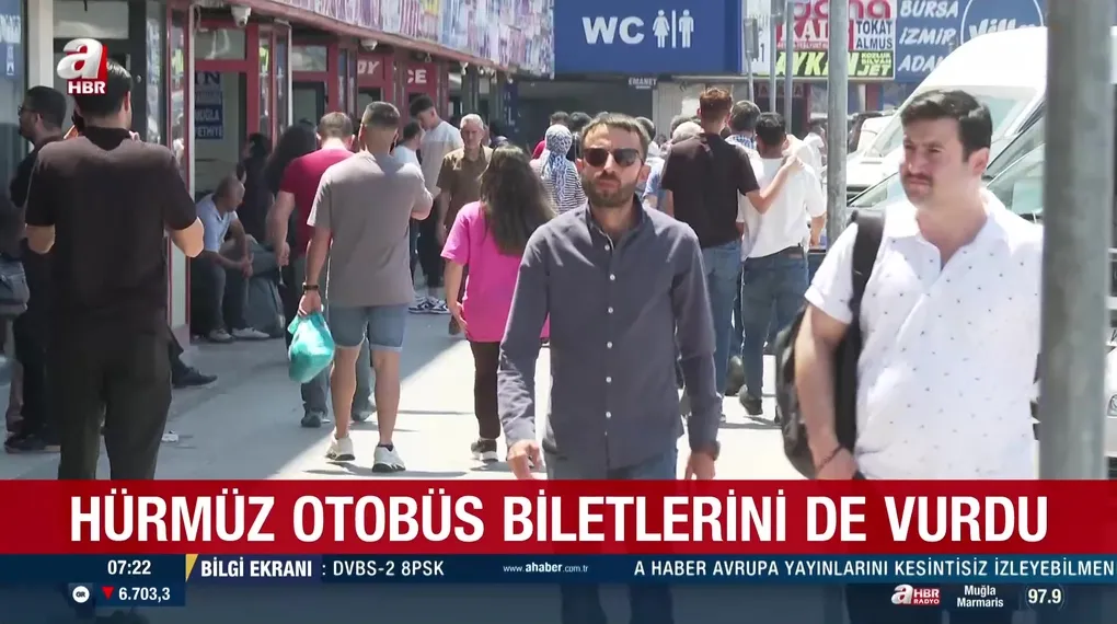 Otobüs biletlerine 'savaş' zammı