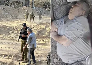 Katil İsrail önce algı yaptı sonra öldürdü: ‘Yaşlıların güvenini sağlıyoruz’ reklamından sonra Filistinli Beşir Hacı’yı vurdu