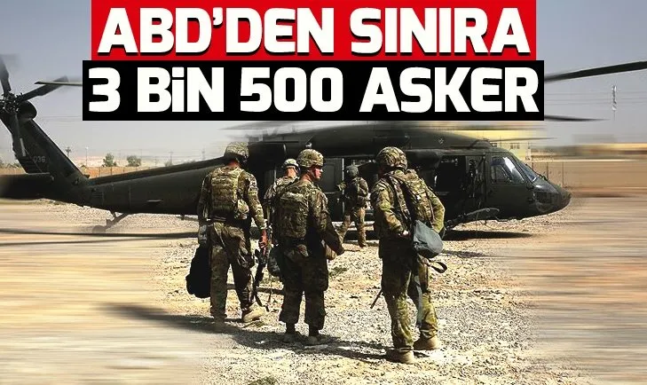 ABDden Meksika sınırına 3 bin 500 asker...
