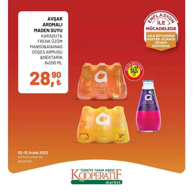 Tarım Kredi Market 11 Aralık indirim kataloğu çıktı! Dev rulo havlu, yumuşatıcı, çay, bütün piliç, tereyağı, tost peyniri, süt, beyaz peynir, pirinç ucuza satışta…