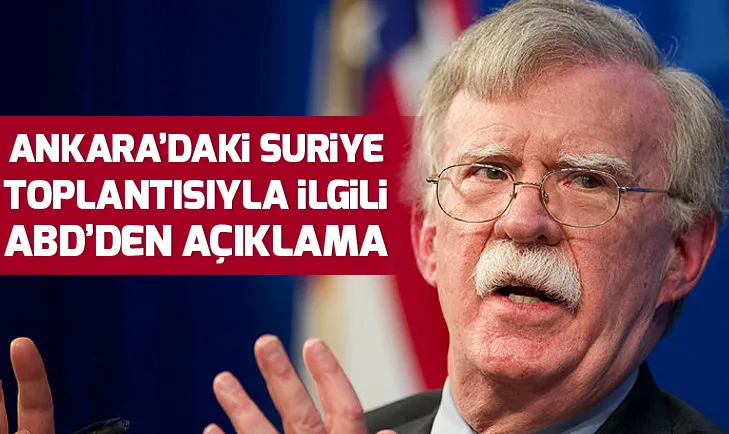 Ankaradaki Suriye toplantısıyla ilgili ABDden flaş açıklama!