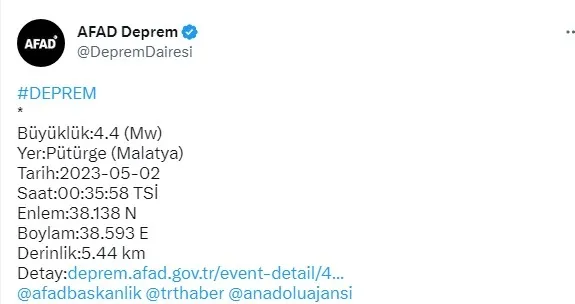 Malatya Pütürge'de korkutan deprem | AFAD 2023 son depremler - 4