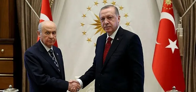 Cumhurbaşkanı Erdoğan ile MHP lideri Bahçeli’nin görüşmesi sona erdi