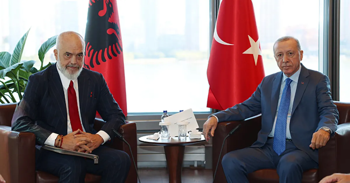 Başkan Erdoğan Edi Rama'yı kabul etti!