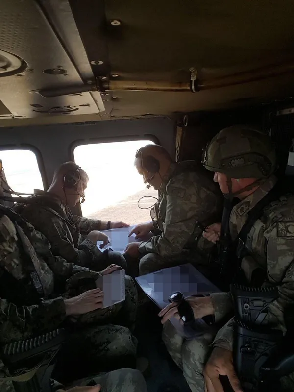 Son dakika: Güvenli Bölge için ikinci ortak helikopter uçuşu - 1
