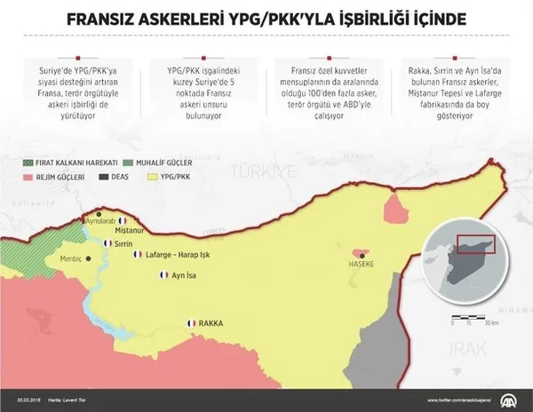 Suriye'de Fransız askerlerinin konuşlandığı 5 nokta - 1