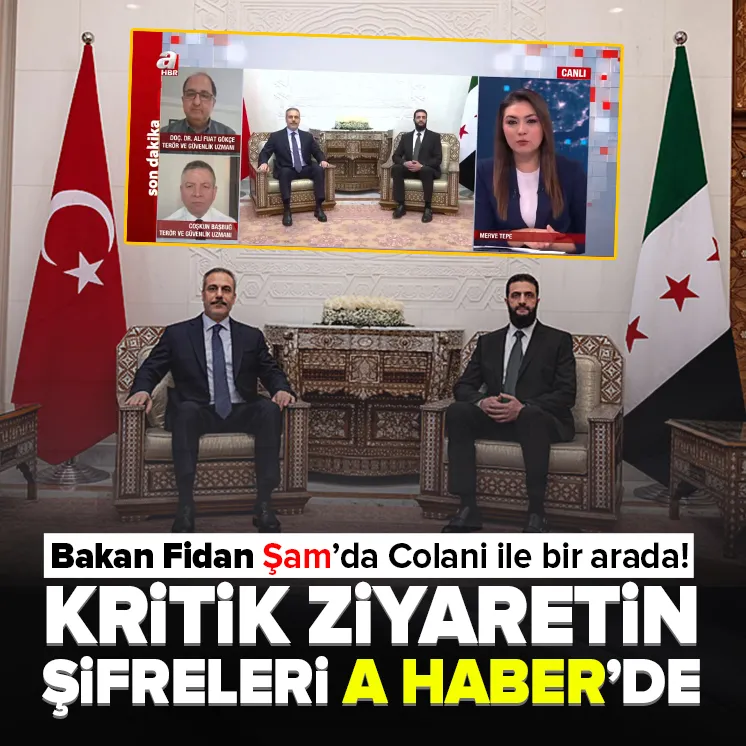 Kritik ziyaretin şifreleri A Haber’de