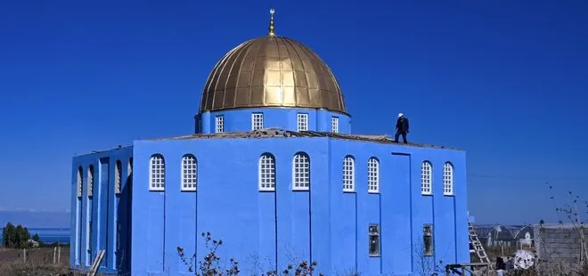 Varını yoğunu hayali için ortaya koydu! Van'da Kubbetü's Sahra'nın benzeri inşa ediliyor