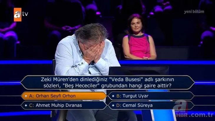 Milyoner'e damga vuran yarışmacı: Bu soruda elenmek marifet ister! ''Onur öğrencisi olarak mezun oldum'' dedi ama...