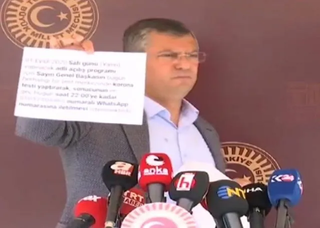 CHP’li Onursal Adıgüzel koronavirüse yakalandı! Testten rahatız olan Özel ne yapacak?
