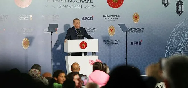 Başkan Erdoğan’dan Kahramanmaraş’taki iftar programında önemli açıklamalar: Terörü yenip oyunları bozacağız