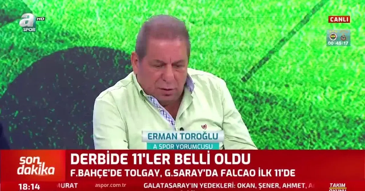 Erman Toroglu Ndan Dev Derbi Yorumu Ahaber Video Izle