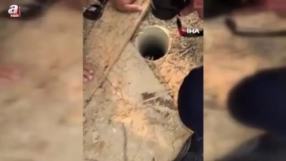 Su borusuna düşen yavru kedi kurtarıldı