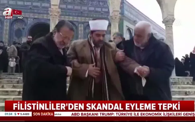 İsrail polisi Mescid-i Aksa müdürünü darp etti