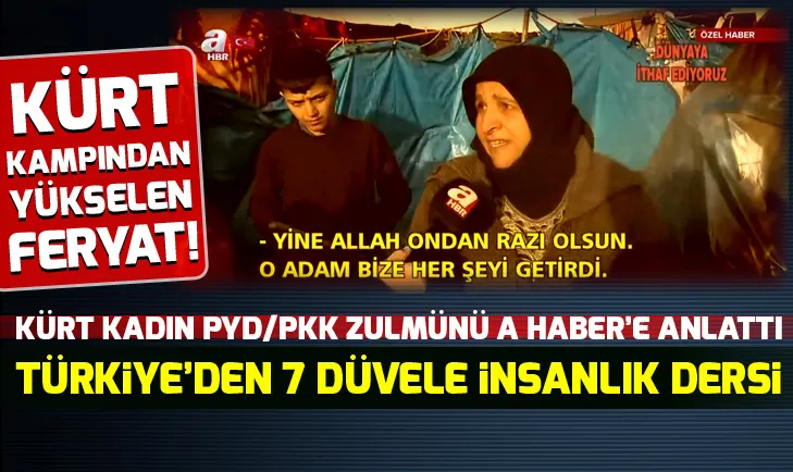 Suriyedeki Kürt kampından yükselen ses! PKK zulmünü gözyaşları içinde anlattı
