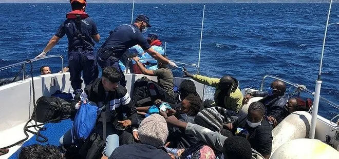 Çeşme açıklarında 26 göçmen kurtarıldı