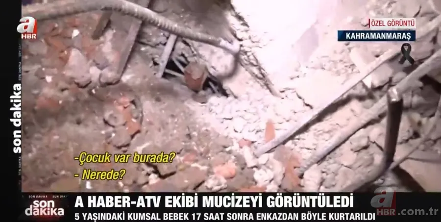 A Haber mucizeyi görüntüledi: 5 yaşındaki Kumsal bebek böyle kurtarıldı 3