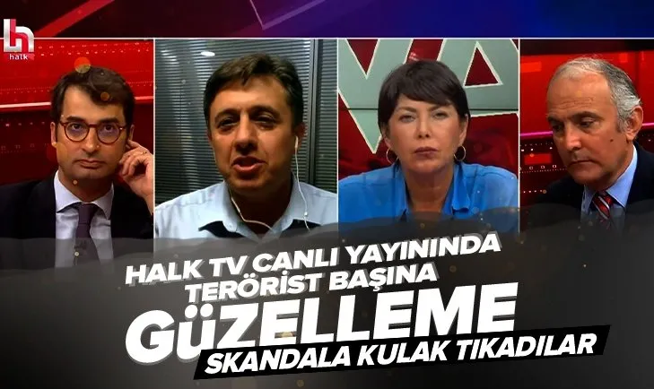 Halk TV’de terörist başına güzelleme: Kimse çıt çıkaramadı
