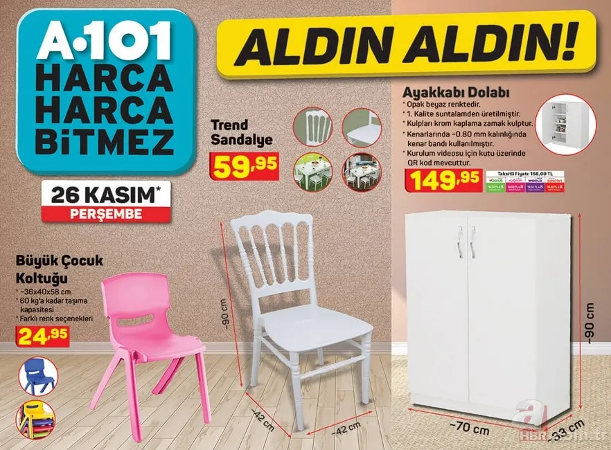 A101 26 Kasım 2020 aktüel ürünler kataloğu: Halı, battaniye, terlik çeşitleri, tekli porselen ürünler... 8