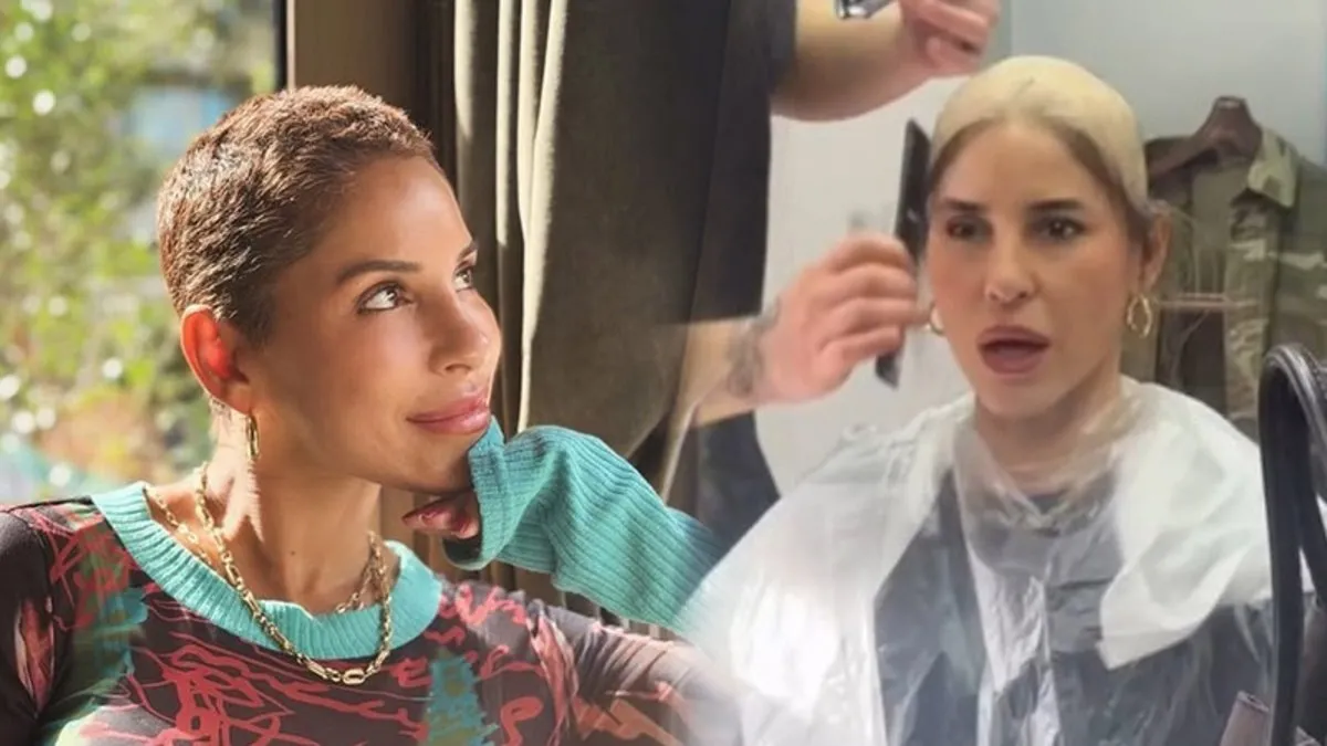 Kanserle mücadele eden Irmak Ünal saçlarını kazıttığı anları paylaştı