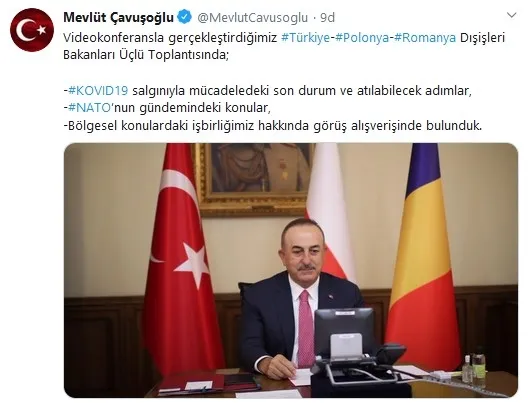 Dışişleri Bakanı Mevlüt Çavuşoğlu'ndan "üçlü zirve" açıklaması - 1