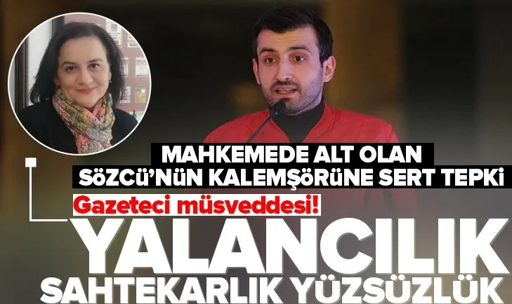 Haluk Bayraktar ve Selçuk Bayraktar’dan Sözcü Gazetesi yazarı Çiğdem Toker’e sert tepki