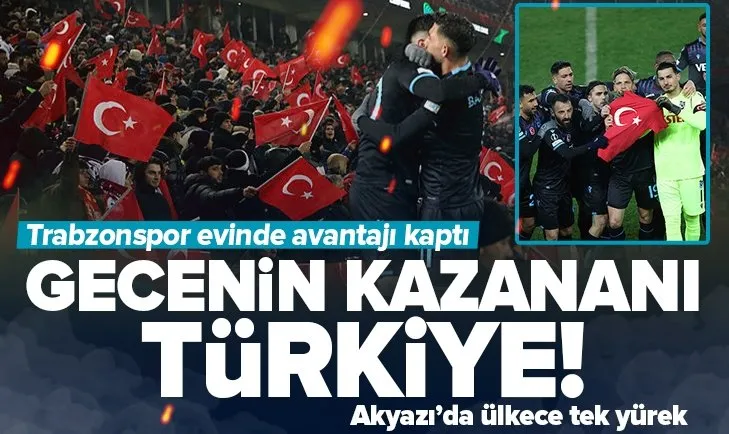 Gecenin kazananı Türkiye!