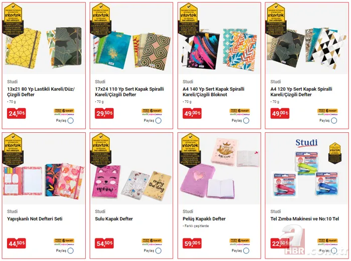 BİM, A101, ŞOK okul kırtasiye ürünleri ne zaman gelecek? BİM ve A101'e kırtasiye malzemeleri geldi mi? Aktüel ürünler... 18