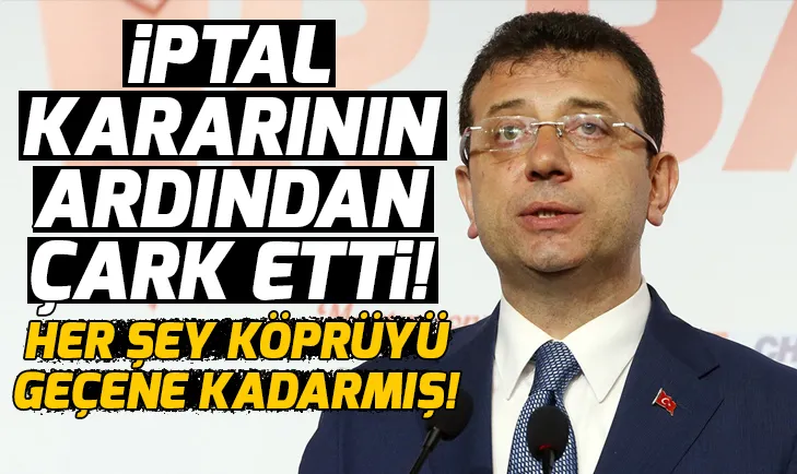 Ekrem İmamoğlu, YSKnın İstanbul kararının ardından çark etti: YSKyı kınıyorum
