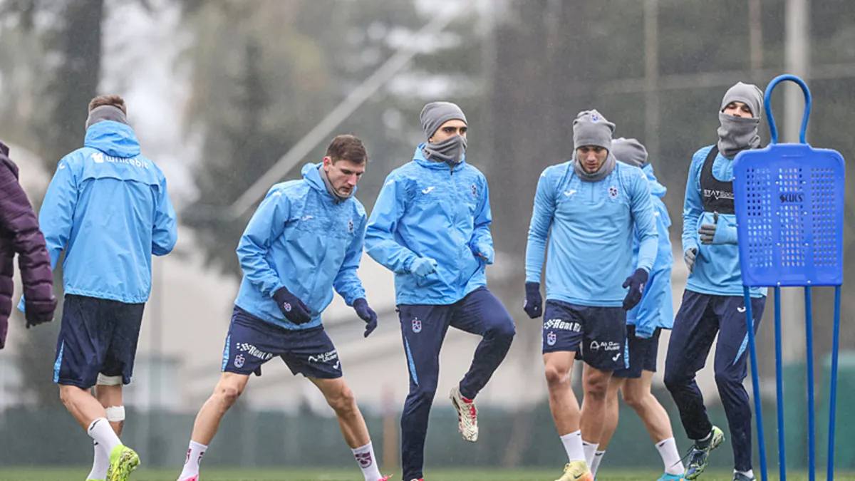 Trabzonspor Alanyaspor maçının hazırlıklarına devam etti