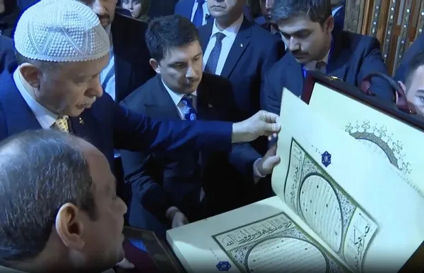 Başkan Erdoğan İmam Şafi Türbesi'ni ziyaret etti - 2