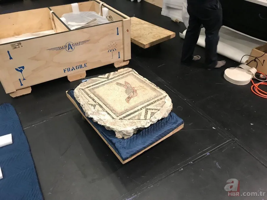 'Çingene Kızı' mozaiği Türkiye'ye getirildi 4