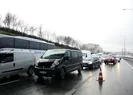 Beşiktaş TEM Otoyolunda zincirleme kaza