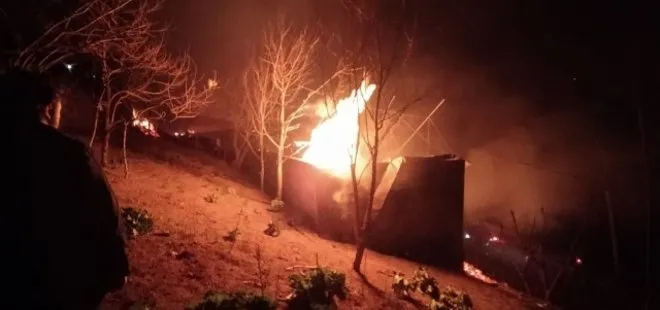 Trabzon’da korkutan yangın! Vali açıklama yaptı: 7 ev 2 samanlık...